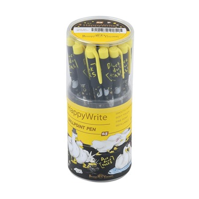 Ручка шариковая 0.5 мм "HappyWrite. Гуси" синяя 20-0215/71 Bruno Visconti