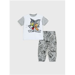 Комплект детский трикотажный для мальчиков: фуфайка (футболка), брюки