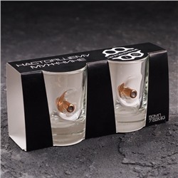 Стопки с пулей «Непробиваемые», 2 шт., 50 мл