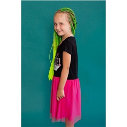 Платье 22764 Barbie кор. рукав (Фуксия)