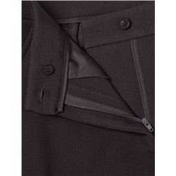 Прямые брюки из супер-плотной эластичной поливискозы