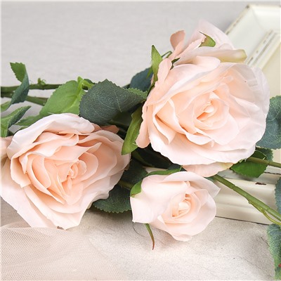 Цветок искусственный Роза 84 см / OH081304 /уп 500/ (Оранжевый)