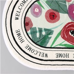 Коврик для дома Доляна Flower, 40×60 см