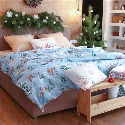 Постельное бельё дуэт «Этель. Зимнее волшебство», бязь