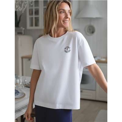 VILATTE Футболка D49.136