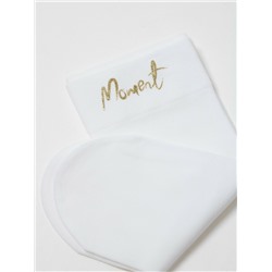 Полиамидные CONTE FANTASY Матовые носки с сияющей термоаппликацией Moment