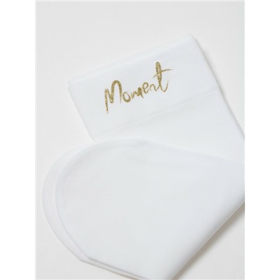 Полиамидные CONTE FANTASY Матовые носки с сияющей термоаппликацией Moment