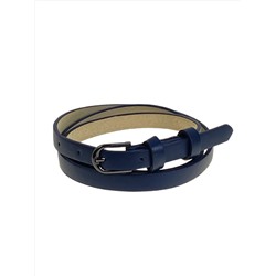 Ремень женский из искусственной кожи, цвет  тёмно синий