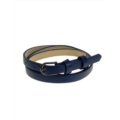 Ремень женский из искусственной кожи, цвет  тёмно синий