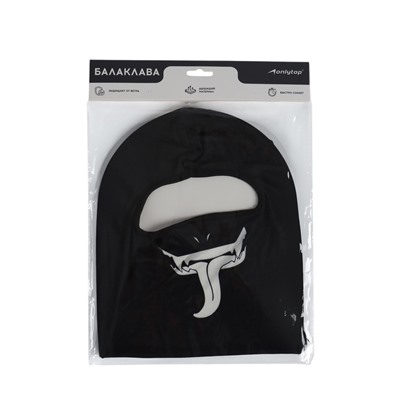 Маска-балаклава Oni, размер универсальный, чёрная