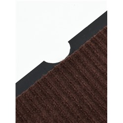 УЦЕНКА Коврик влаговпитывающий ребристый 50×80 см «Стандарт» цвет коричневый