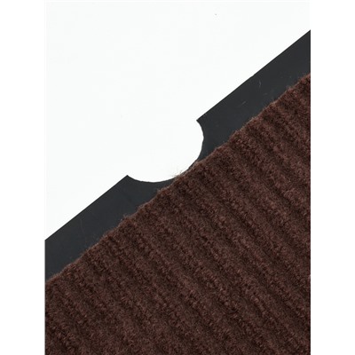 УЦЕНКА Коврик влаговпитывающий ребристый 50×80 см «Стандарт» цвет коричневый