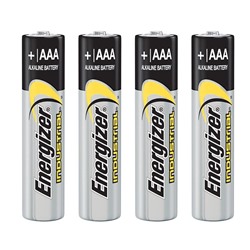 Батарейка ENERGIZER Industrial/MAX ААА 1.5V/LR03 (4 шт.) (Щелочной элемент питания)