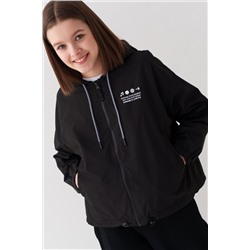 Куртка текстильная с полиуретановым покрытием для девочек (ветровка) PLAYTODAY, 1240104