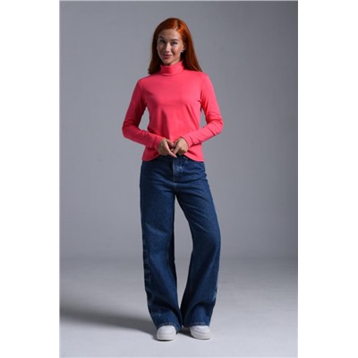 14439/5 Водолазка женская (Розовый)