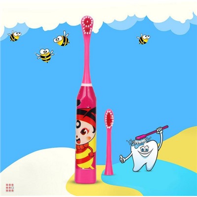 Зубная щетка детская электрическая 2 насадки