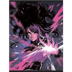 Тетрадь 60л. клетка "Super woman" скрепка. А4 обл: мел.карт. глянцевая ламинация