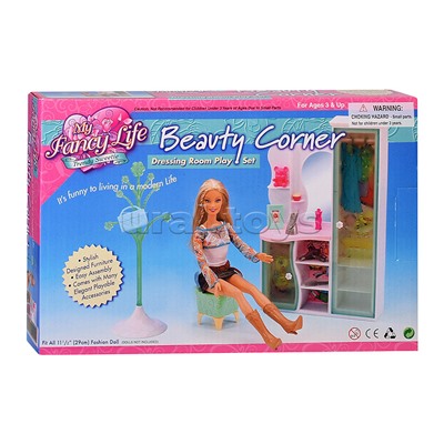 Набор мебели для кукол "Туалетный столик" в коробке