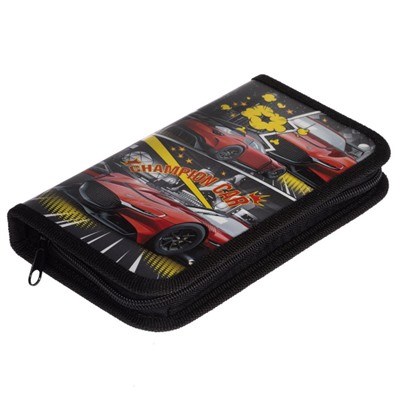 Пенал 2-х ств. 190х115 мм "Автопобедитель" с табл.умножения (083302) 43018 Хатбер