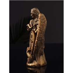 Фигурка гипс «Архангел Михаил», 14×9×4 см, под бронзу