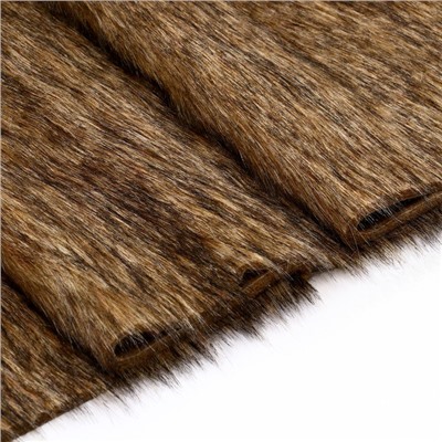 Ткань для рукоделия, «Мех» на трикотажной основе, лоскут 100×150 см, цвет меланж