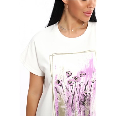 Футболка ДФУ-1046 (Сиреневый)