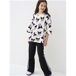 Фуфайка трикотажная для девочек (футболка)