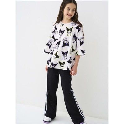 Фуфайка трикотажная для девочек (футболка)