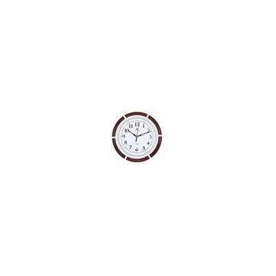 Часы настенные 270x270x40мм, кварцевые, цвет коричневый  GD-8304B brown