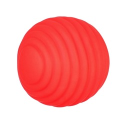 Развивающий тактильный мячик «Веселые друзья, красная клетка», Крошка Я, 1 шт., МИКС