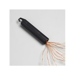 Гирлянда «Конский хвост» 10 нитей по 1 м, IP20, медная нить, 100 LED, 2 режима, батарейки AAх3 (нет в комплекте), свечение тёплое белое