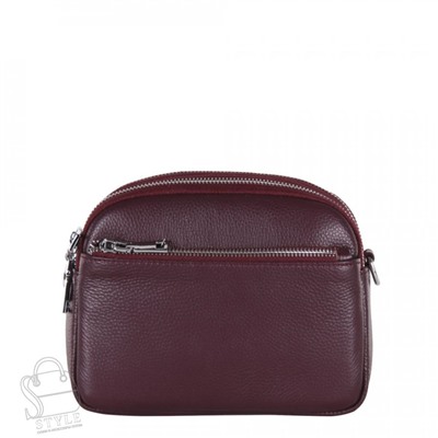 Сумка женская кожаная 8081NN wine red Natale Navetta