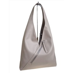 Женская сумка из искусственной кожи, цвет светло серый