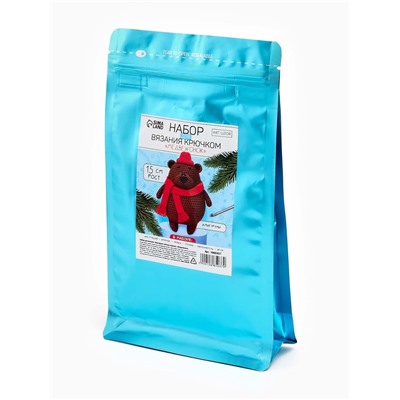 Набор для вязания игрушки «Медвежонок», 15 см, амигуруми
