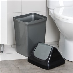 Ведро для мусора, 15 л, с плавающей крышкой, МИКС