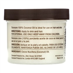 Cococare, 100% Кокосовое масло, 4 унции (110 г)