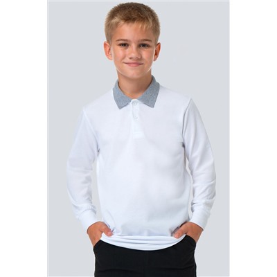 Рубашка-поло с длинным рукавом для мальчика Happyfox