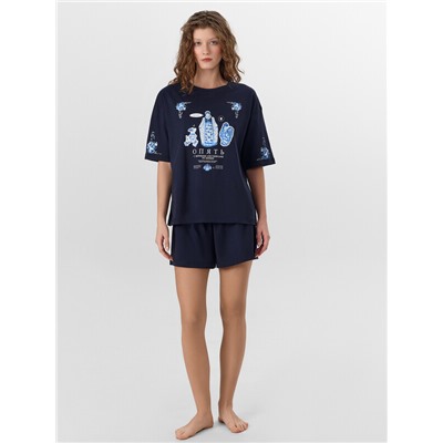 КОМПЛЕКТ ЖЕНСКИЙ (ДЖЕМПЕР, ШОРТЫ) 592591