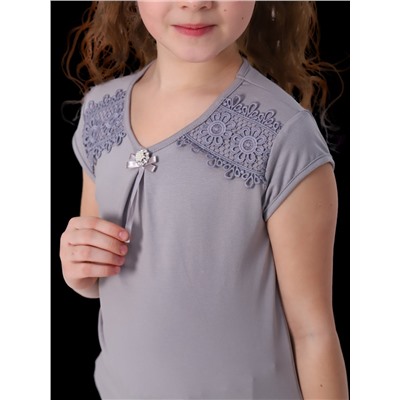 Виринея короткий рукав блузка детская