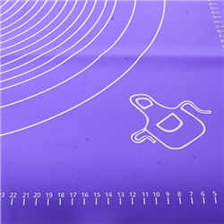 80339-70-70 Коврик для раскатки теста 70х70 силикон (х50)