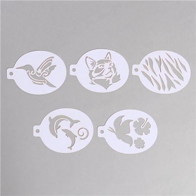 Трафареты для грима «Девочки» 15 листов, многоразовые