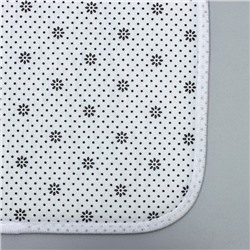 Коврики для ванной и туалета Доляна «Весна», 2 шт., 40×45 см, 45×75 см