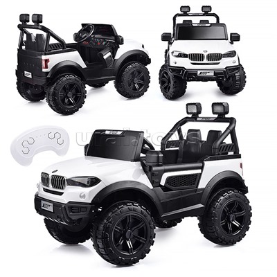 Электромобиль "Круиз" на аккумуляторе, с р/у управлением, в коробке (белый)