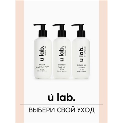 Бальзам для всех типов волос, 300 мл, аромат цветочный, U LAB