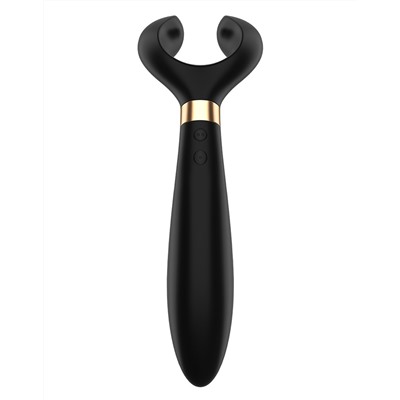 Чёрный вибромассажер для пар Satisfyer Endless Fun