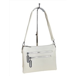 Женская сумка из искусственной кожи, цвет белый
