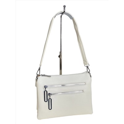 Женская сумка из искусственной кожи, цвет белый