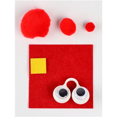 Набор для творчества: создание игрушки и раскраска «Веселая курочка»