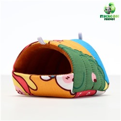 Домик для грызунов «ЛЕВ», жёлтый