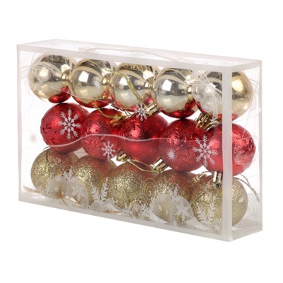 Елочные шары 15 штук 5 см / B-2583 /уп 96/